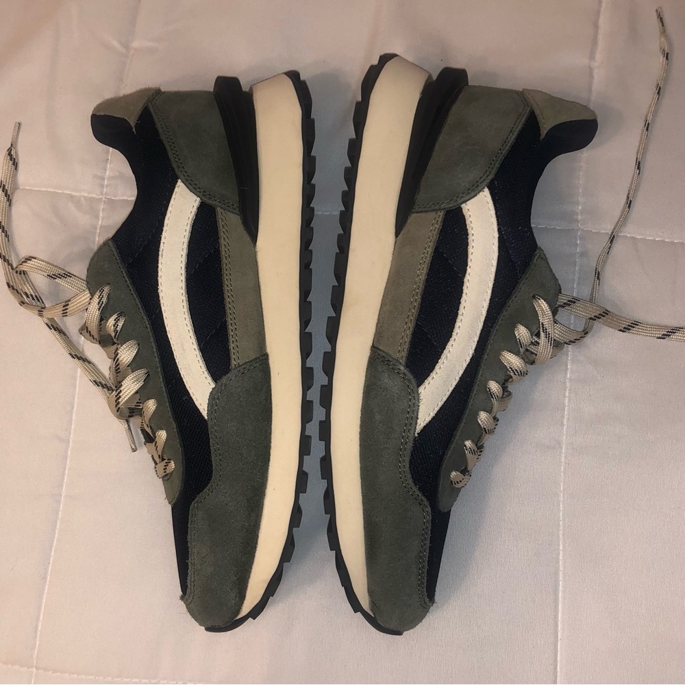 Nothing New Navy & Olive Green Men's Sneakers